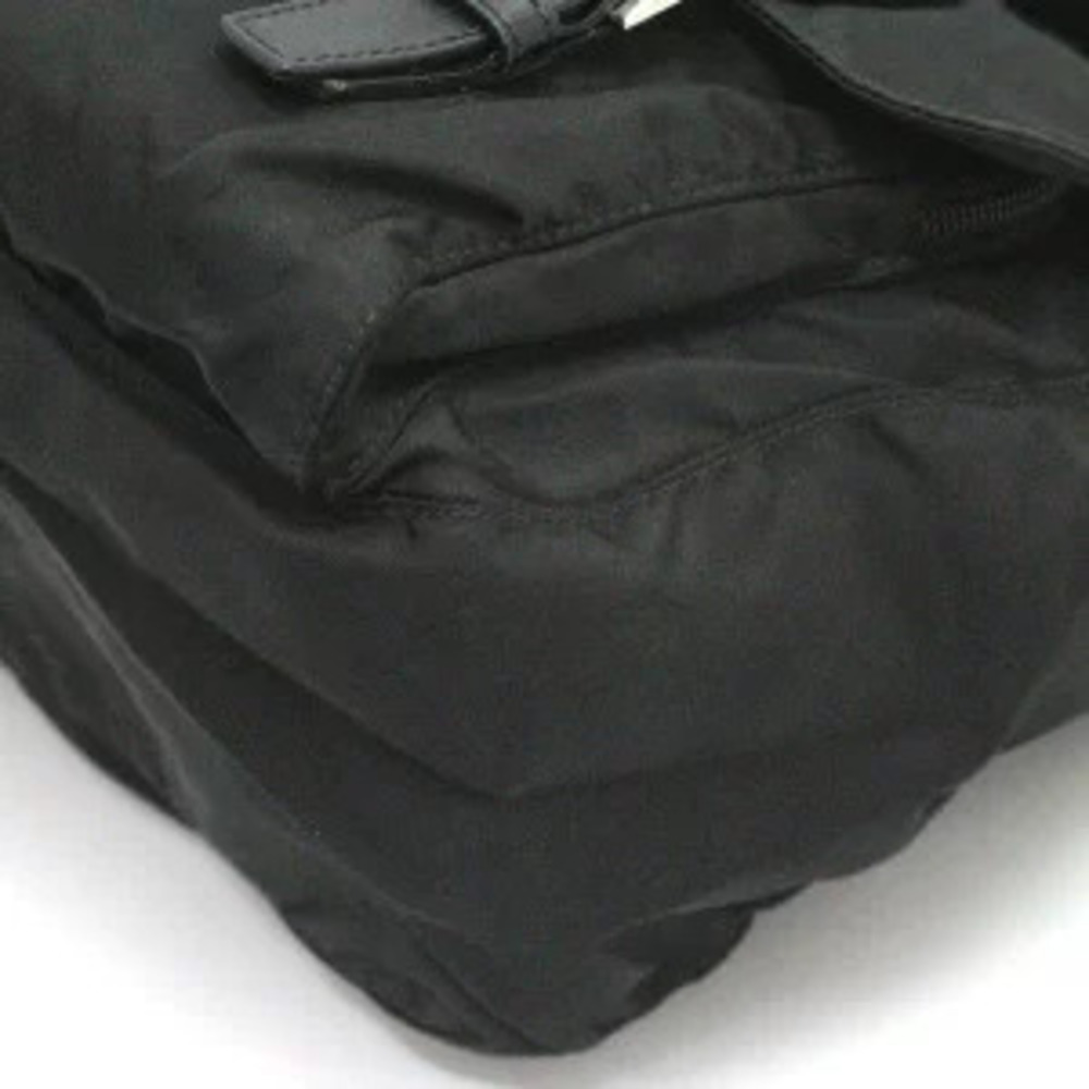 Prada Triangle Logo Shoulder Bag Black - Picture 5 of 6